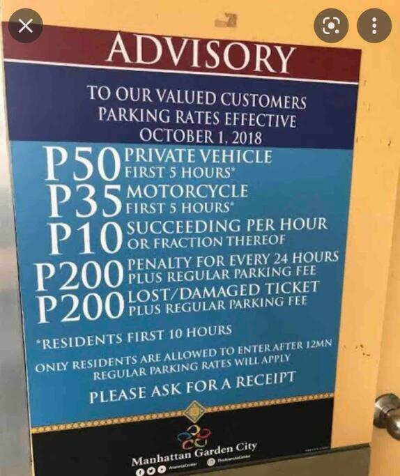 Cubao Manhattan Heights, Unit 8Bc Tower B, 1 Br Manila Esterno foto